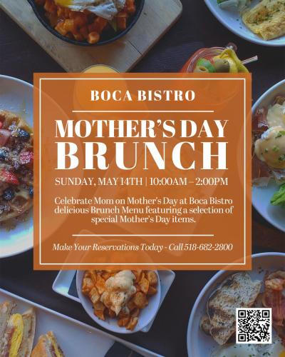 Boca Bistro Mother's Day menu