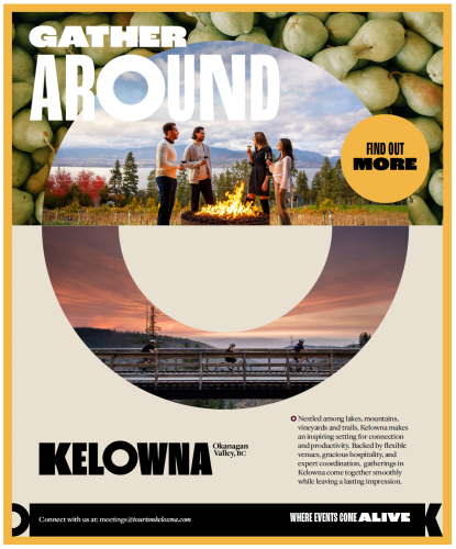 Image of Tourism Kelowna Fall Advertising - Meetings