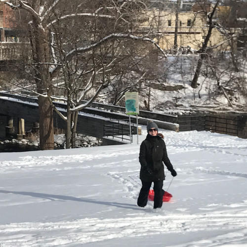 Sledding in Washtenaw County