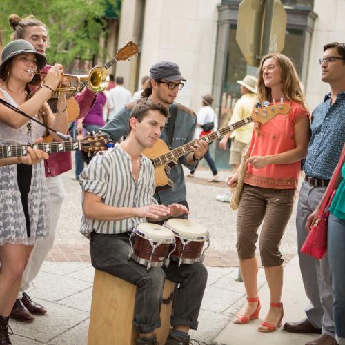 Buskers Downtown Asheville