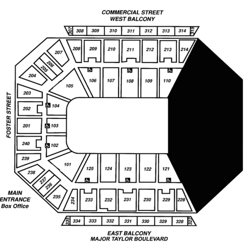 Ice Show / Third Quarter Map - DCU Center