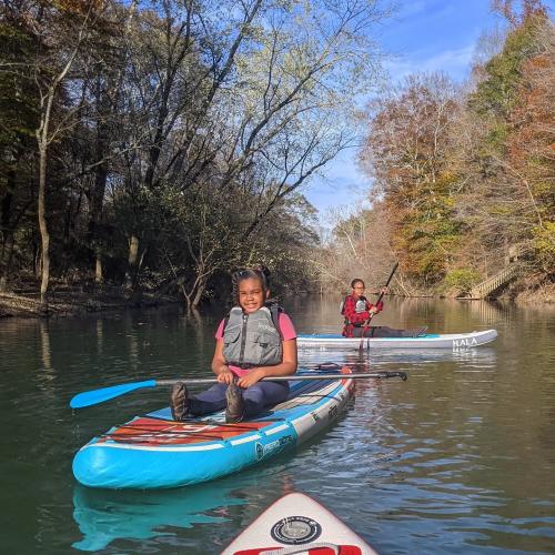 Outshine Adventures Fall Paddle Boarding