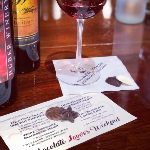 Huber's Chocolate Lovers Weekend Wine Pairing