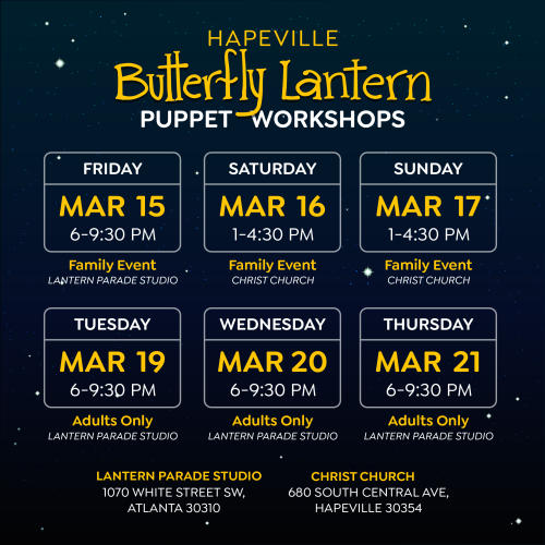 2024 Butterlfy Lantern Workshops