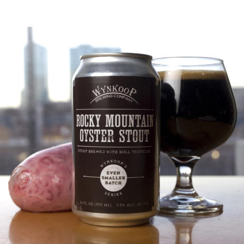 Rocky Mountain Oyster Stout beer can