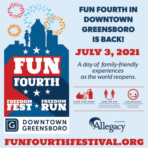 Fun Fourth in Downtown Greensboro to Feature Live Music, Aerial