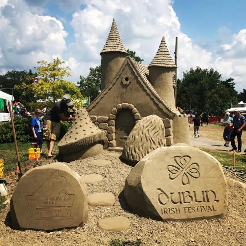 Dublin Irish Festival Sand Sculpture