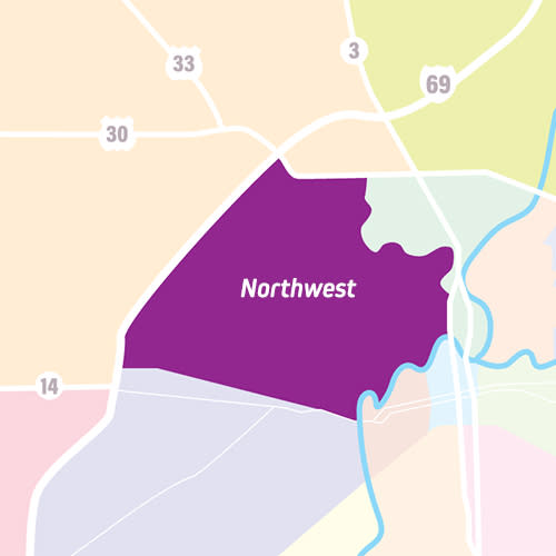 Northwest Neighborhoods Map