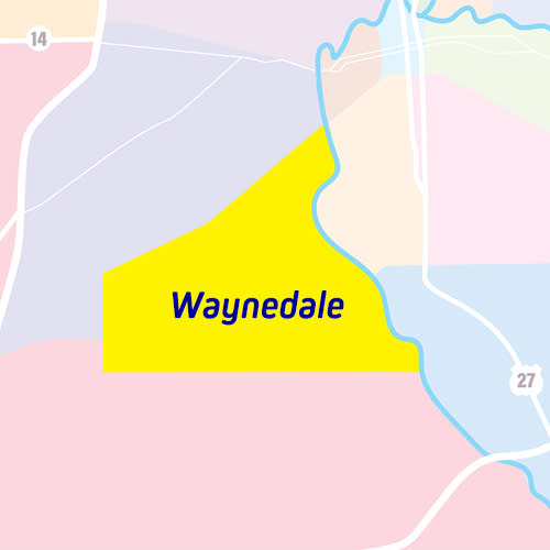 Waynedale Neighborhoods Map