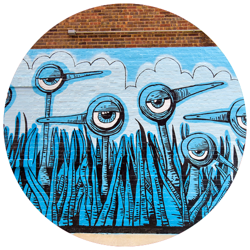 Bryan Ballinger Birds Mural