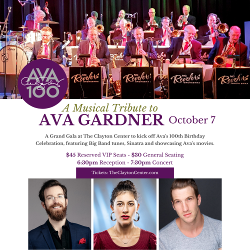 Ava Gardner Festival Concert flyer, for October 7, 2022.