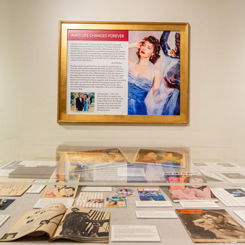 Ava Gardner Museum, Pandora Exhibit in Smithfield, NC.