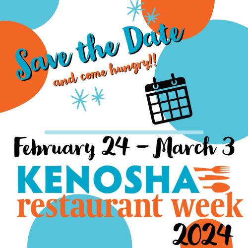 Save The Date 2024 Kenosha Restaurant Week
