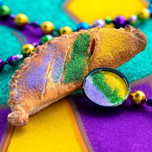 King Cake Calzone | Roloto’s