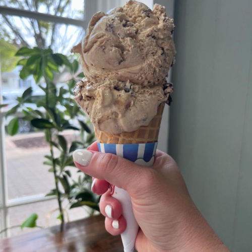 Hilton Creamery ice cream cone