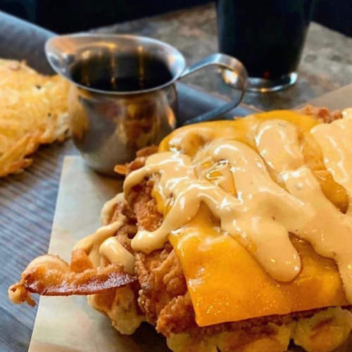 Industry Brewing Chicken and Waffles