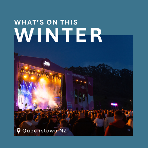 Screenshot of a Winter Event Marketing ad