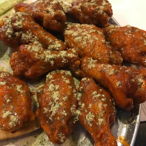 Wings from Clay's Sports Cafe in Sandy Springs come in a variety of delicious flavors