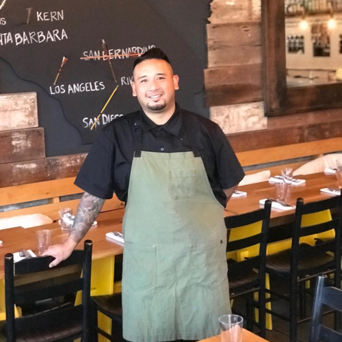 Portrait of Chef Ryne Dinglasan, chef at 31st Union in San Mateo, CA