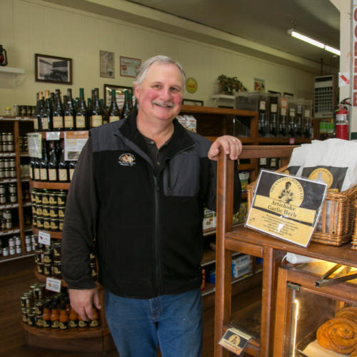 Portrait of Arcangeli Grocery Company Owner Mike Benedetti