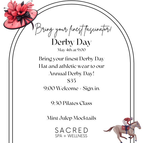 promotional spa poster for derby day