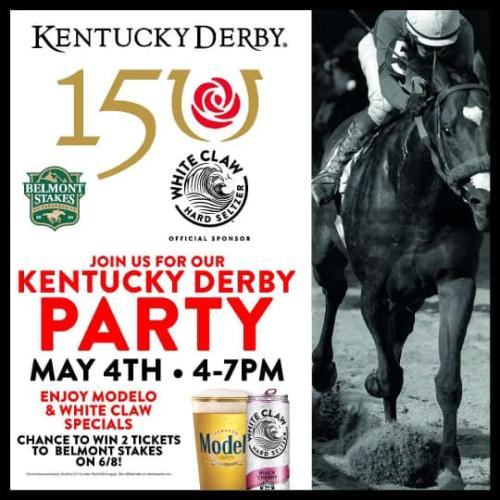 Kentucky derby promotional flyer