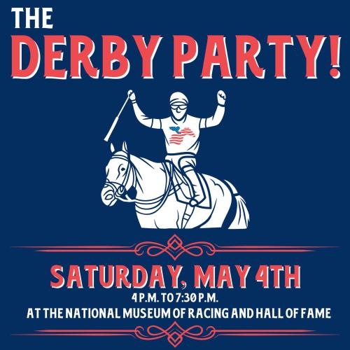 promotional poster for racing museum derby day