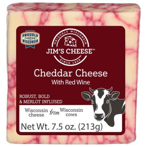 Something Cheesy cheddar red wine