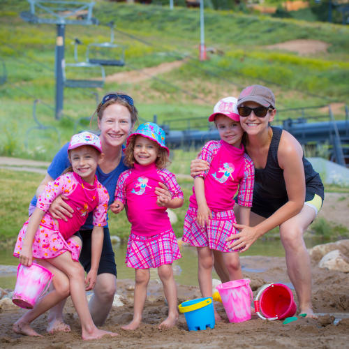 Plenty of fun to be had my children and adults at the base of Steamboat Resort.