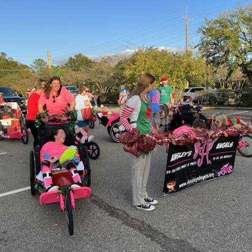 PJ Paulsell with Ainsley's Angels