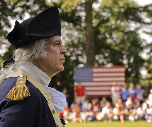 George Washington - American Flag