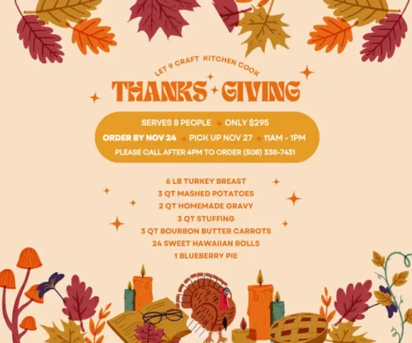 Let 9 Thanksgiving flyer