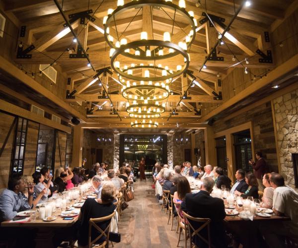 Group event at Vista Collina in Napa Valley