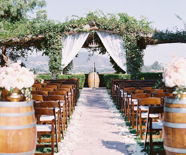 South Coast Wine Country Weddings - Ceremony seating