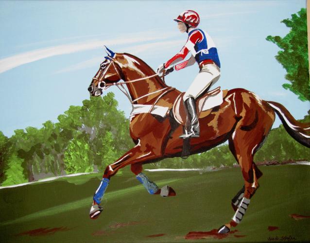 Holly Hill farm painting