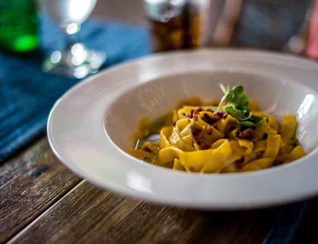 plate of Pasta served at the Annex Kitchen