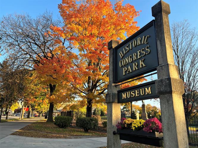 Entrance to Congress Park