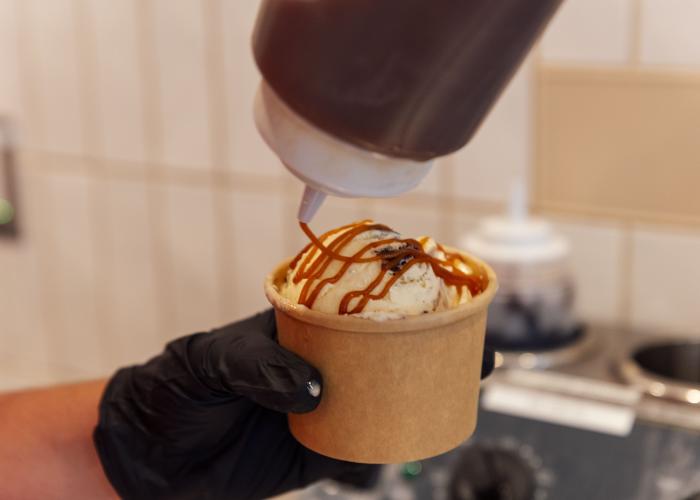 OddFellows Ice Cream with Caramel