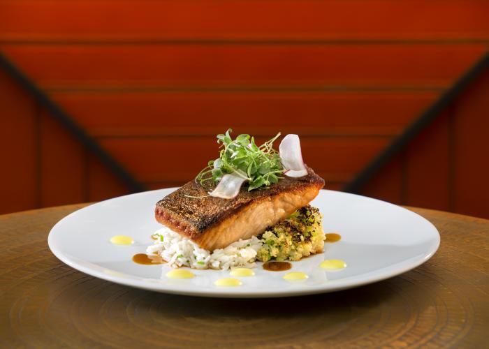 The Rez Grill, Skuna Bay Salmon