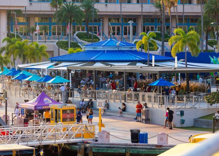 The Sail Plaza waterfront bar