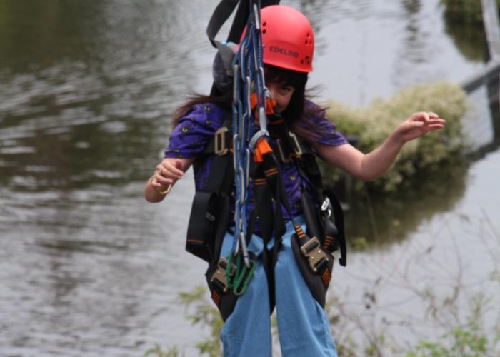 Adaptive Ziplining at Gatorland