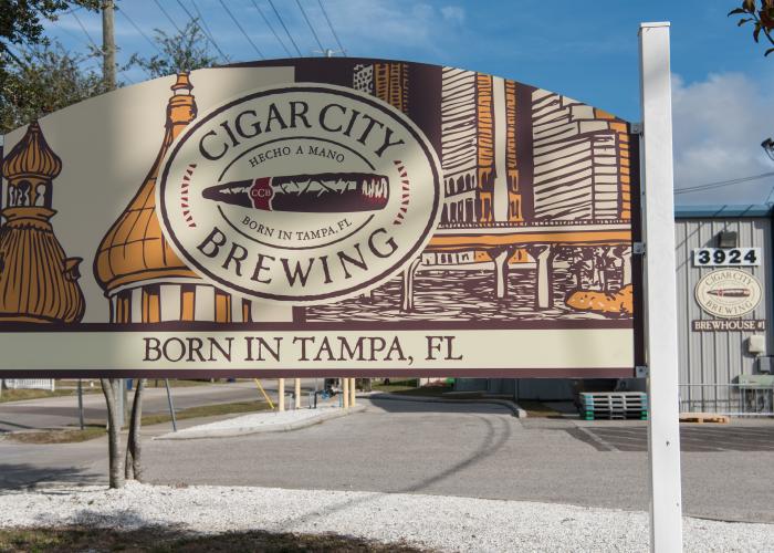 Brewery Front Sign