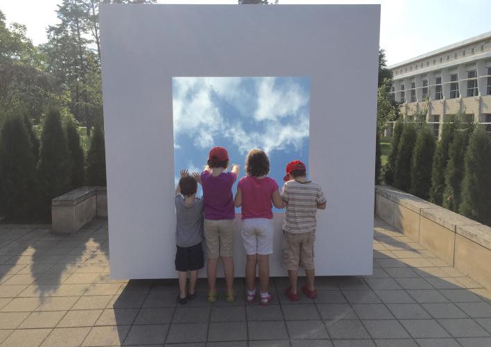 Skycube with Children