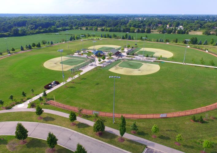 McCaslin Park Ball Fields - turf infields