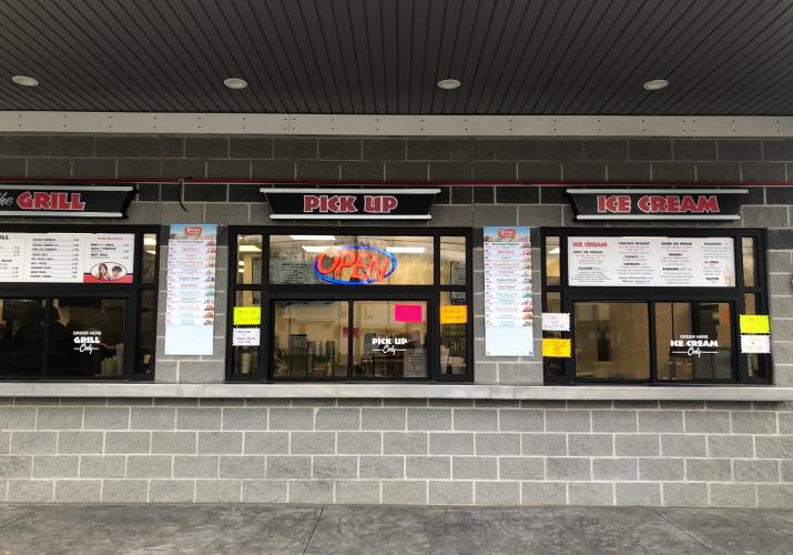 Order window at border city cone