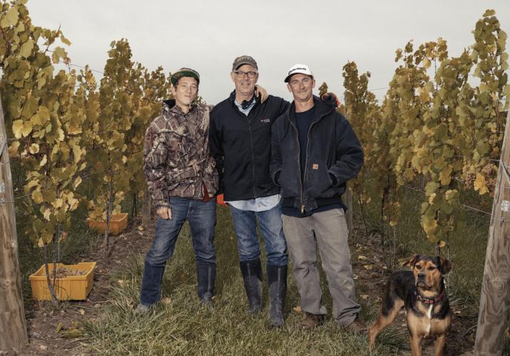 Bruce Murray in Vineyards