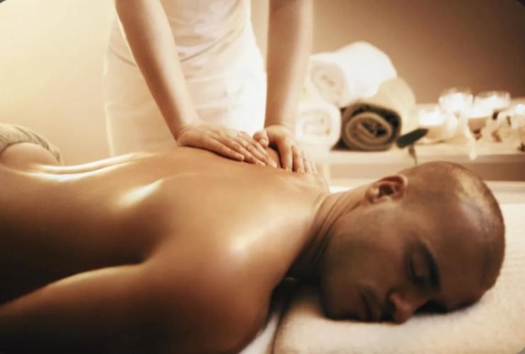 Man getting a massage