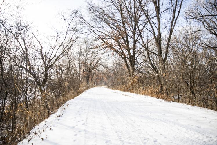 Buffalo River State Trail in Winter