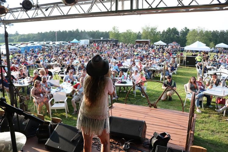 Nashville North USA crowd pic from stage 2024 Bellamy Brothers show