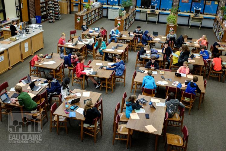 DeLong Middle School Library